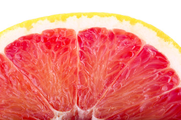 half grapefruit slice background