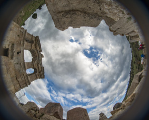 Sar antique city from Saimbeyli, Adana in Turkey
