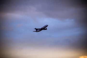 Fototapeta premium Airplane taking off