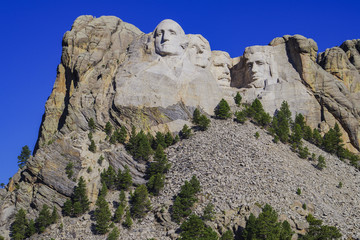 Presidential Skulptur am Mount Rushmore National Memorial, South Dakota