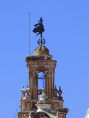 Fototapeta na wymiar Burguillos del cerro, Pueblo historico de Badajoz, Extremadura, España