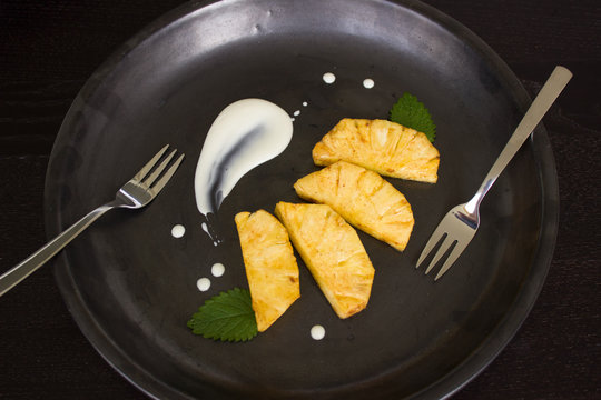 Marinierte Ananas vom Grill