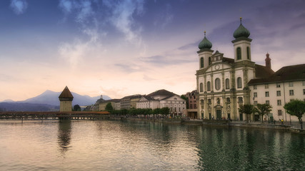 City of Lucern in Switzerland