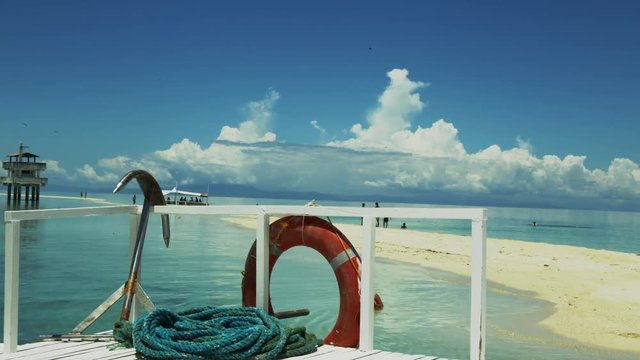 Boat Time-lapse Shot, Party At The Sandbar.