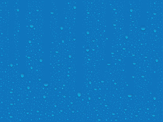 transparent drop on a window