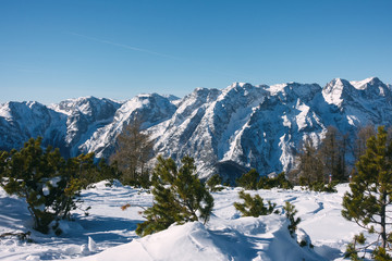 Austrian Winter Wonderland, Österreich, Berge, Aplen, Schnee