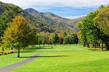 Golf Course in the Mountains