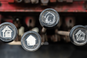 hand actuation of building vehicles