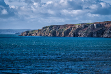 Coastline between Porthleven and Rinsey Cornwall England UK 