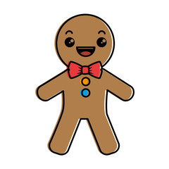 ginger bread kawaii character