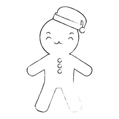 ginger bread kawaii character