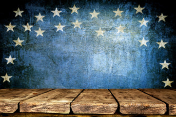 Empty table background