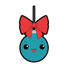 christmas ball kawaii character