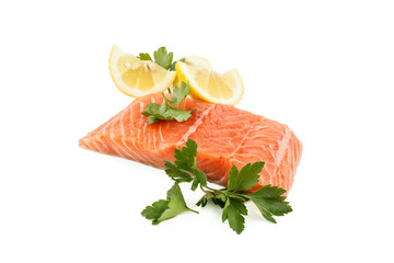 Fresh Salmon Steak.