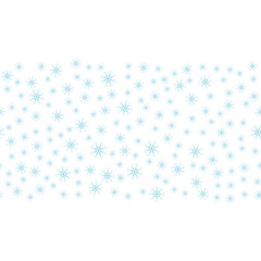 Fototapeta premium Festive decorative frame made of snowflakes on a white background. For posters, postcards, greeting for Christmas, new year.