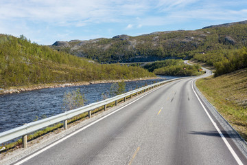 Route E69 in Finnmark, Northern Norway