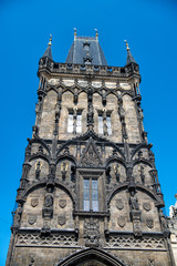 Fototapeta na wymiar Powder tower in Prague, Czech Republic
