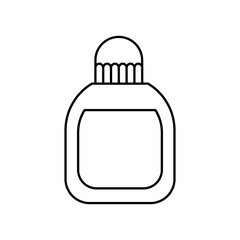 Small plastic bottle icon vector illustration graphic design