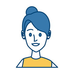 Business woman cartoon icon vector illustration graphic design