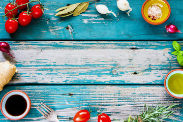 Fresh organic vegetables