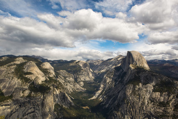 Half Dome over Yosemite Valley