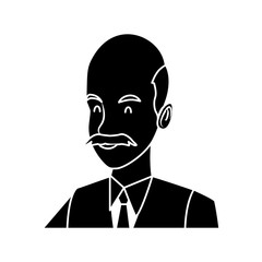 Businessman executive cartoon icon vector illustration graphic design