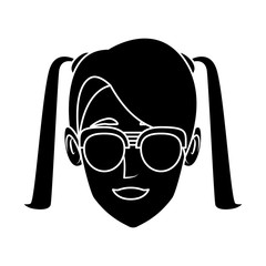 Business woman cartoon icon vector illustration graphic design