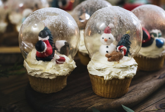 Christmas theme cupcakes
