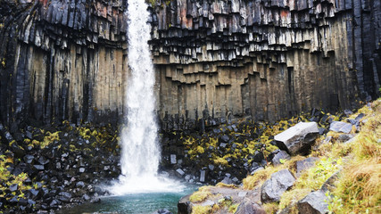Basalt Waterfall in Iceland 2 © Paul