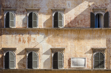 Roman Wall of Windows - 180942371