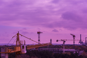 Poranny Widok na port - Świnoujście  © Adam Wrobel