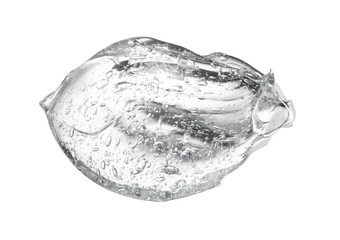 Gray gel cream cosmetic bubble isolated on white background photo image object design