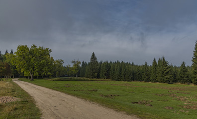 Area near gamekeepers lodge Vysoky Kamen