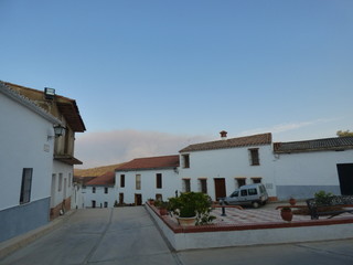 Fototapeta na wymiar Campofrío,pueblo español de la provincia de Huelva, Andalucía