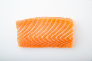 salmon sashimi block, saku