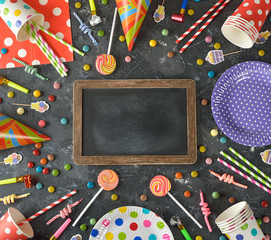Colorful accessories for children's parties