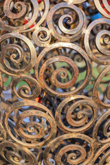 Connection of forged spirals. Design Elements