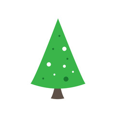 Fototapeta premium Christmas Tree Illustration. Great for greeting card, banner, web design, poster elements.