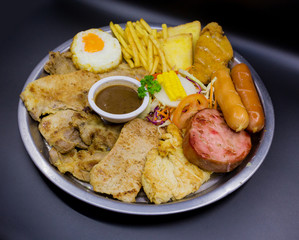 Meat Steak in Plate