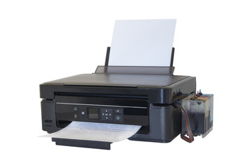 printer isolated on white background