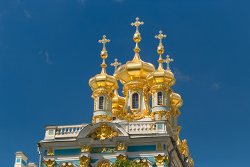 Obraz premium Petersburg, Russia - June 29, 2017: Katherine's Palace in Tsarskoe Selo Pushkin.