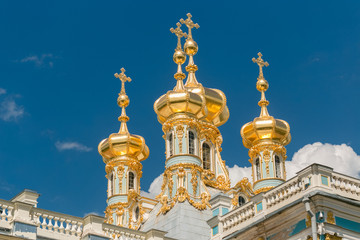 Petersburg, Russia - June 29, 2017: Katherine's Palace in Tsarskoe Selo Pushkin.