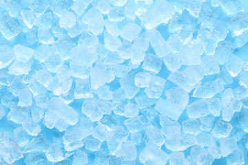 winter blue ice cube texture background