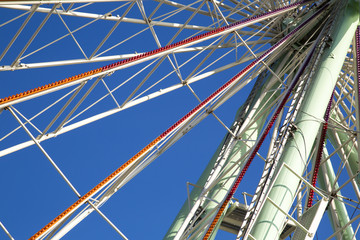 Fototapeta premium Riesenrad auf Kirmes/Jahrmarkt