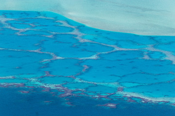 Vue sur la barrière de corail