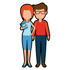 teachers couple avatars characters