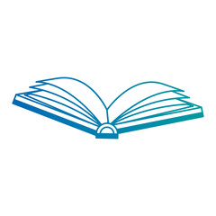 text book isolated icon