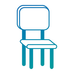 school chair isolated icon