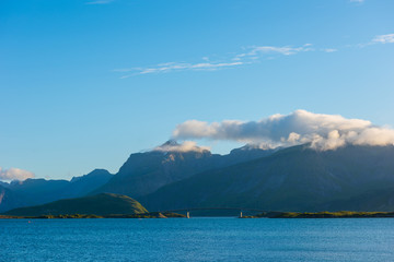 Lofoten is an archipelago in the county of Nordland, Norway. Is known for a distinctive scenery with dramatic mountains and peaks, open sea and sheltered bays, beaches and untouched lands.