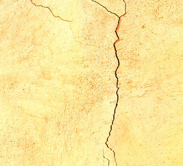 in oman the old wall near     house and block building abstract background